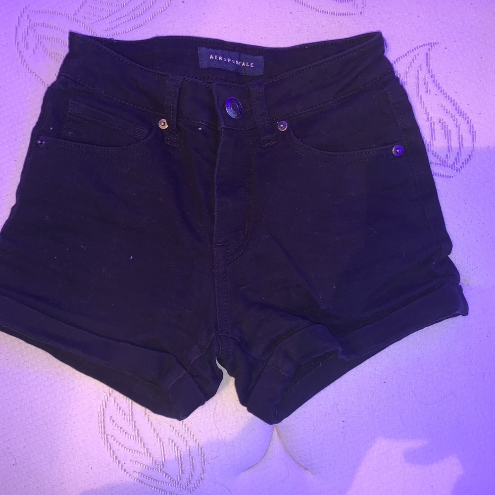 black aeropostale shorts